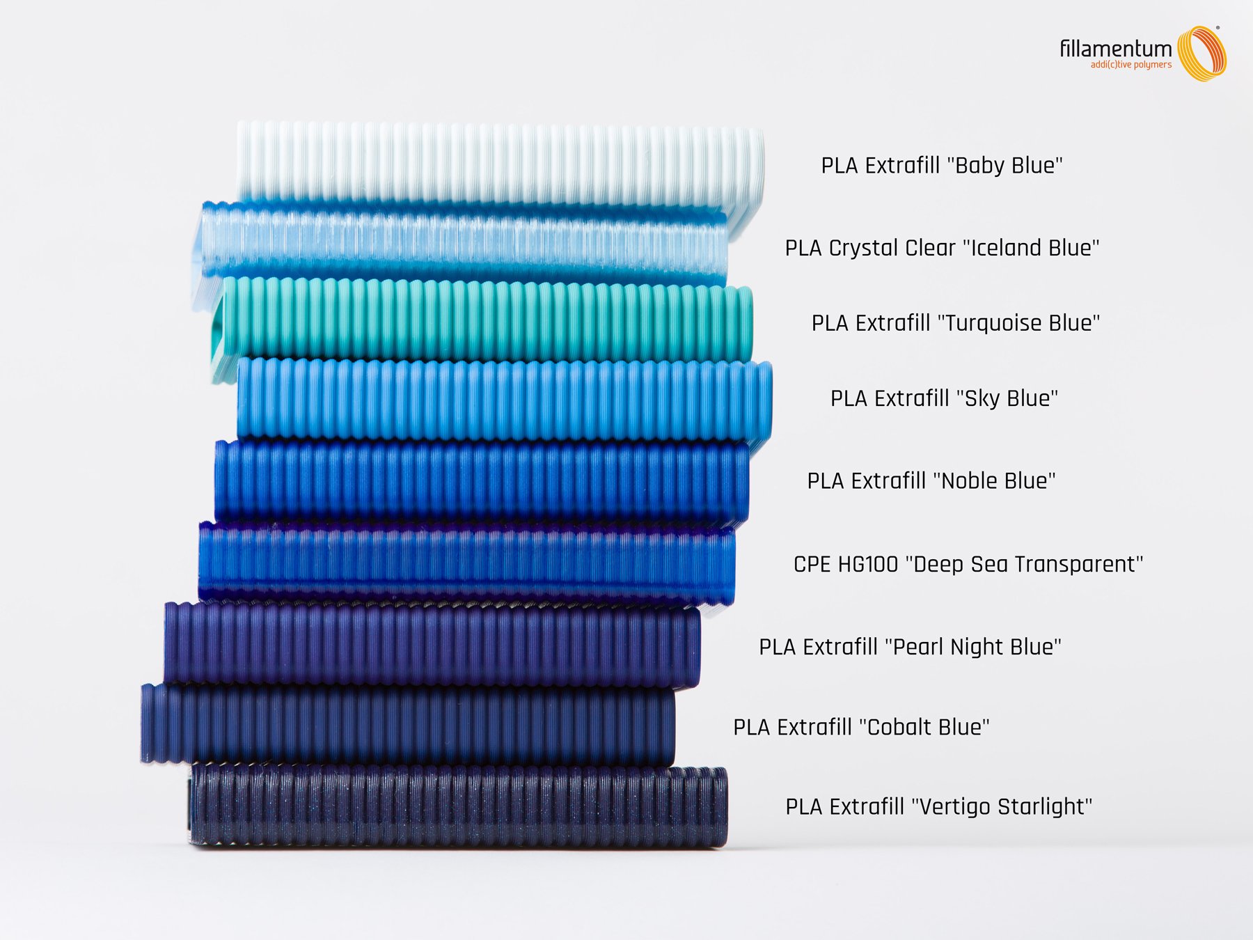 Gama colores Fillamentum azul